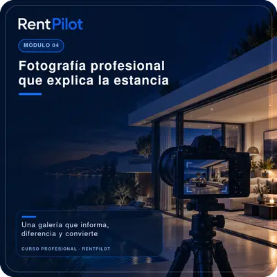Fotografía profesional que explica la estancia